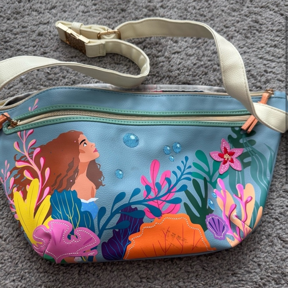 Disney Little Mermaid Fanny Pack/Crossbody